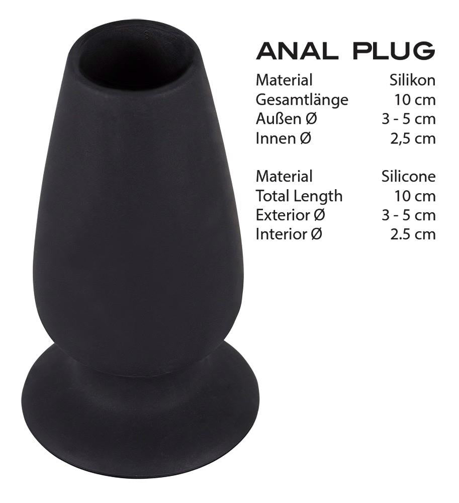 14-Otwarty korek analny plug tunel sex zatyczka 10cm-14