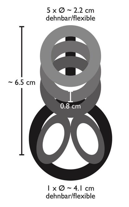 11-BK Cock Ring 3-11