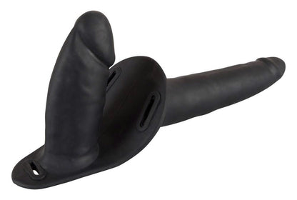9-Podwójny penis dildo członek strap on uprząż sex-9