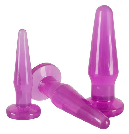 3-Korki plugi analne x3 zestaw trening rozciąganie-3
