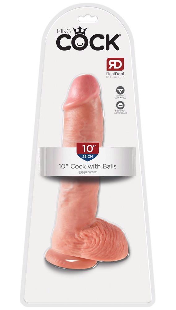 2-Realistyczny penis z żyłami i przyssawką 26.7 cm-2