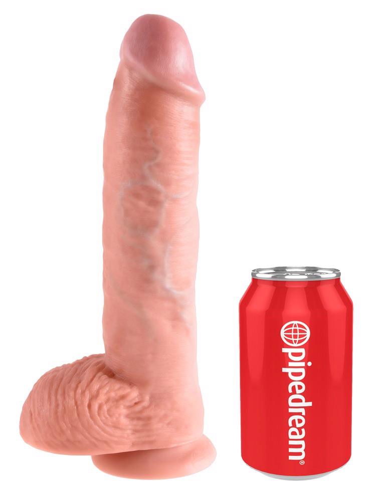 4-Realistyczny penis z żyłami i przyssawką 26.7 cm-4