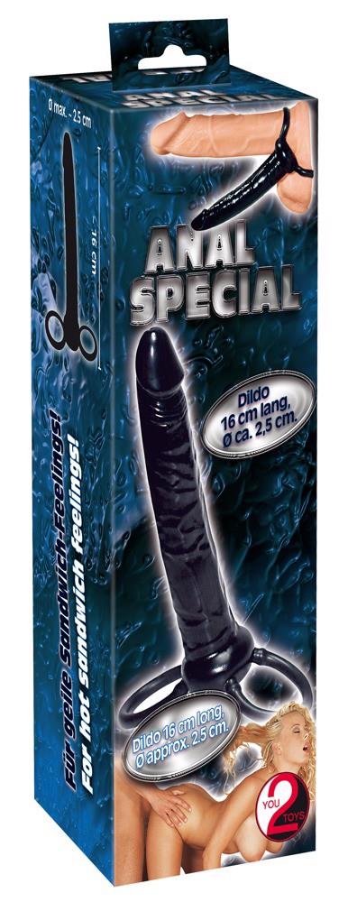 1-Dildo penis do podwójnej penetracji sex analny 16c-1