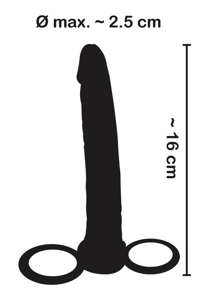 7-Dildo penis do podwójnej penetracji sex analny 16c-7