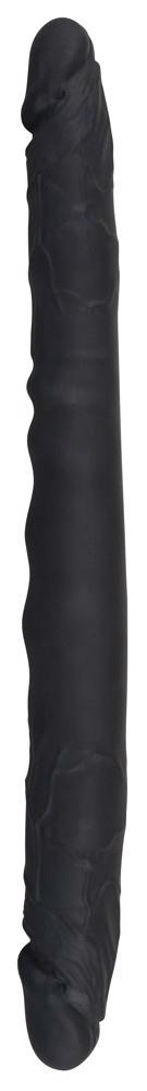 9-Czarne dildo lesbijskie silikonowe podwójne 40cm-9