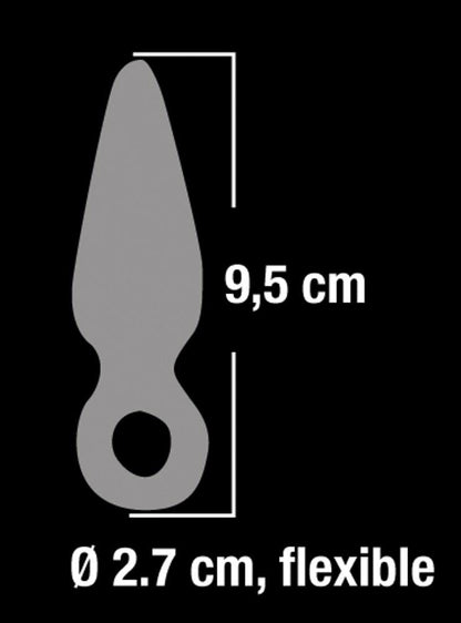 8-Mały plug analny na palec korek smukły erotyka 9cm-8