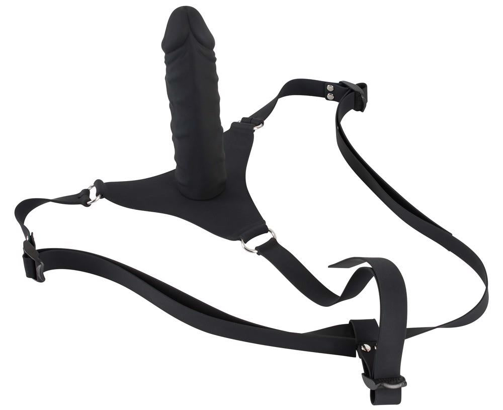 3-Lesbijska uprząż z penisem członkiem strapon-3