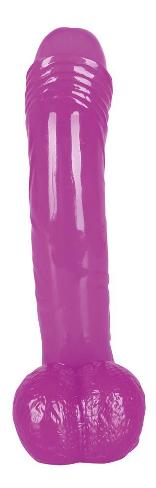 6-Przyjemne miękkie dildo z przyssawką penis 19cm-6