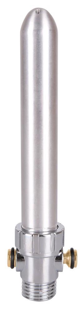 3-Końcówka do prysznica z dyszami srebrna 15,5 cm-3
