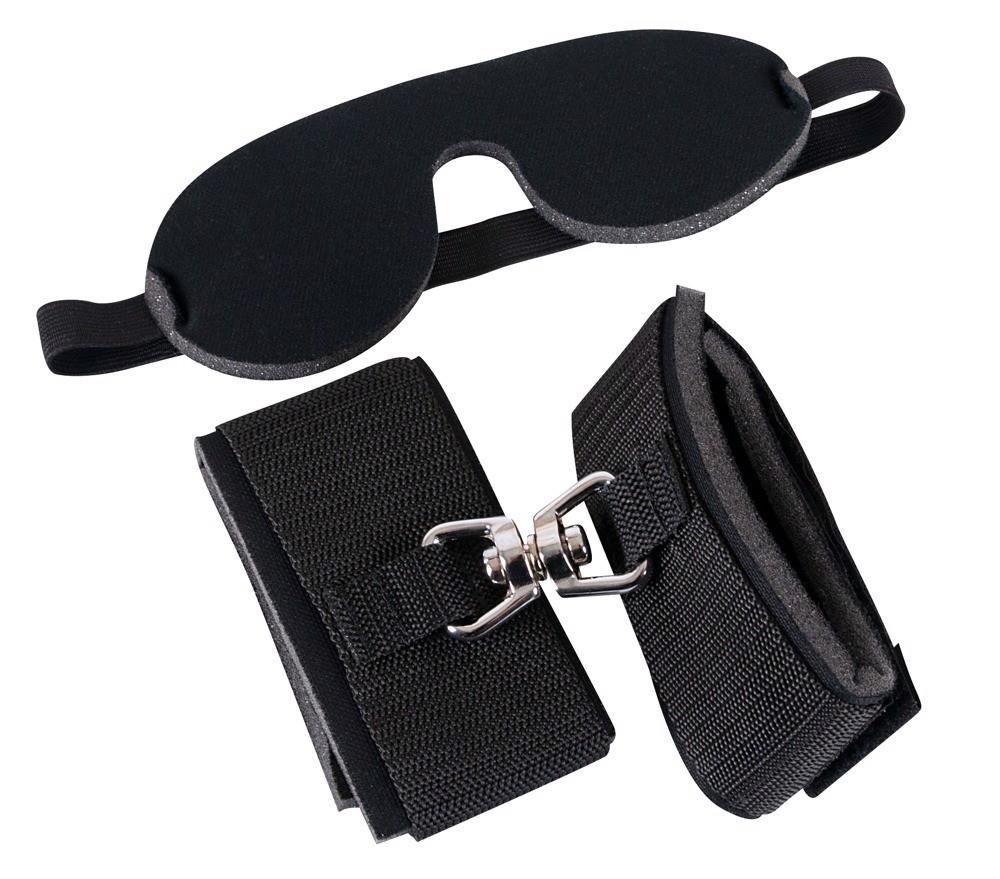 4-Mini zestaw bdsm bondage kajdanki i opaska na oczy-4