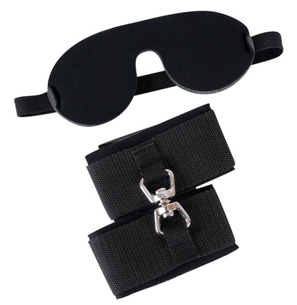 5-Mini zestaw bdsm bondage kajdanki i opaska na oczy-5