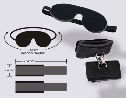 9-Mini zestaw bdsm bondage kajdanki i opaska na oczy-9