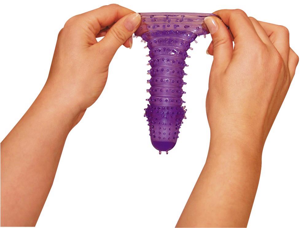 8-Nakładka stymulująca na penisa wibrator palce sex-8