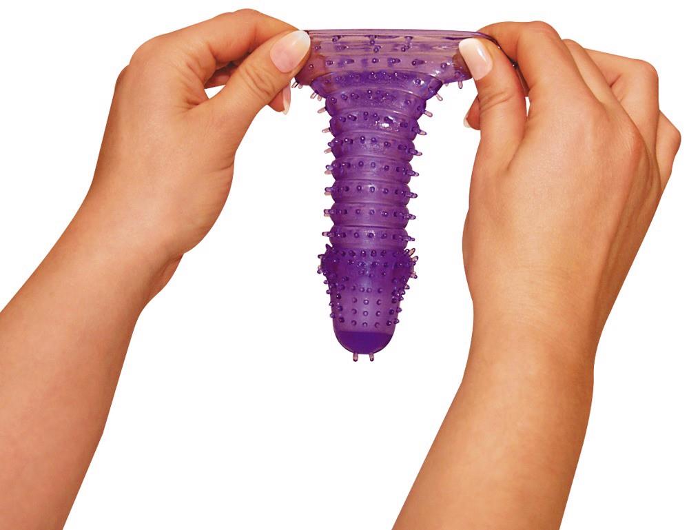 10-Nakładka stymulująca na penisa wibrator palce sex-10