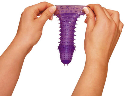 10-Nakładka stymulująca na penisa wibrator palce sex-10