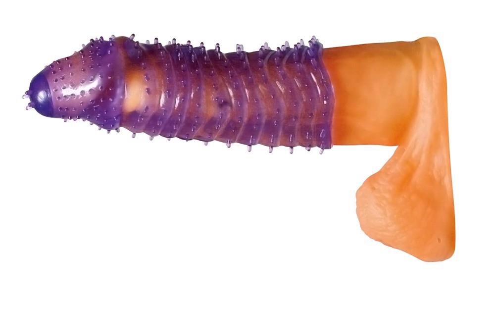 11-Nakładka stymulująca na penisa wibrator palce sex-11