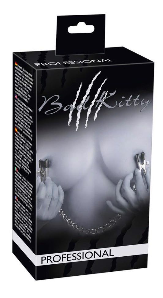 2-Metalowe zaciski na sutki regulowane bdsm sex-2