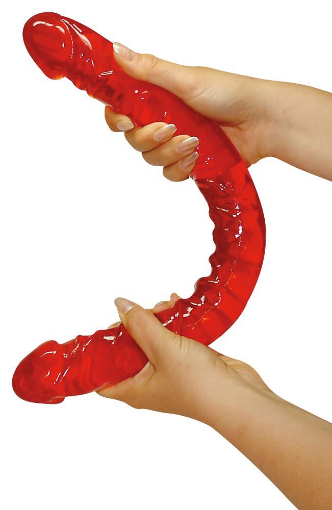 5-Dildo penis podwójna penetracja lesbijskie 43cm-5