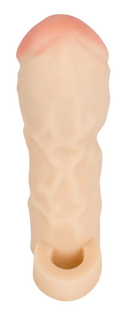 5-Nakładka na penisa z pierścieniem na jądra 17cm-5