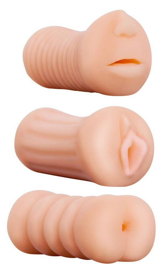 1-Masturbator x3 sex zestaw pochwa cipka anal usta-1