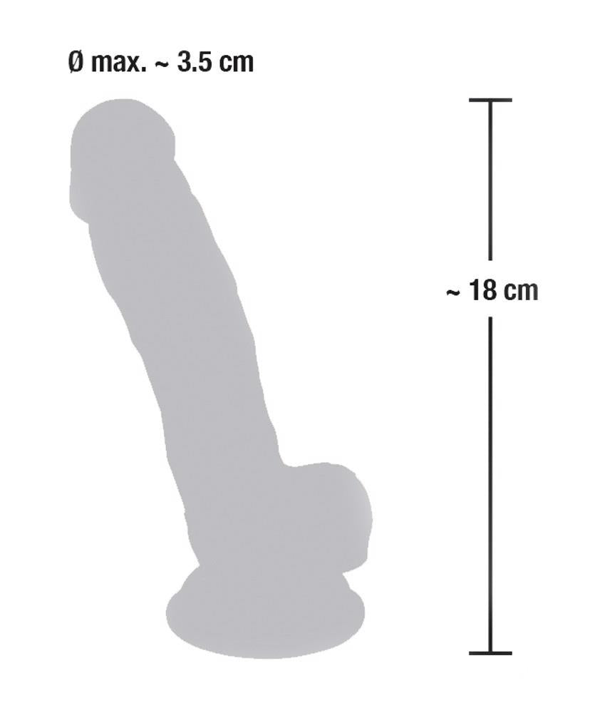 15-Replika penisa dildo członek realistyczny sex 18cm-15