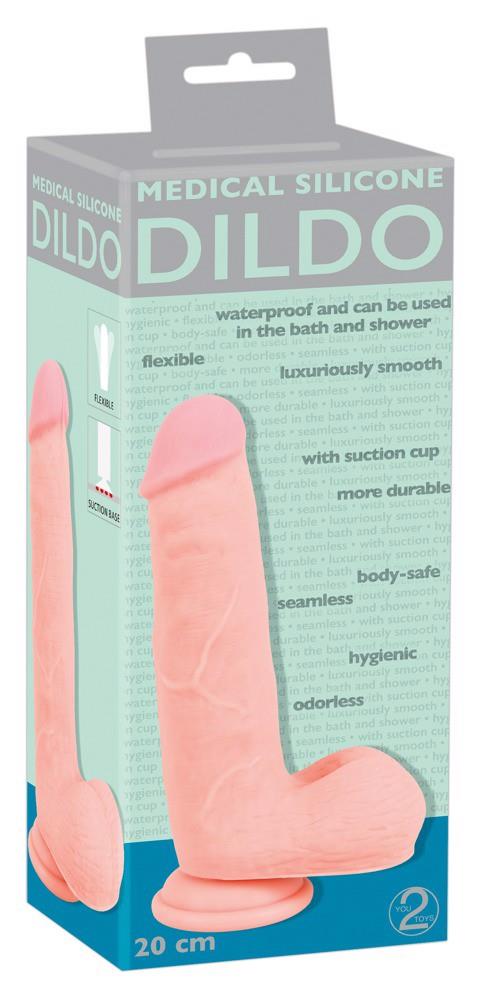 2-Duże grube dildo jak żywy penis na przyssawce 20cm-2
