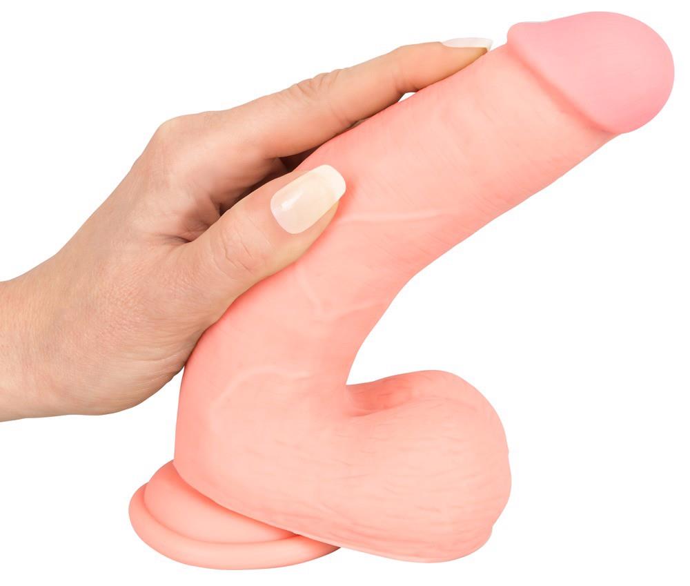 14-Duże grube dildo jak żywy penis na przyssawce 20cm-14