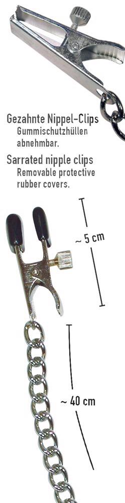 5-Klamry zaciskowe na piersi sutki łańcuszek bdsm-5