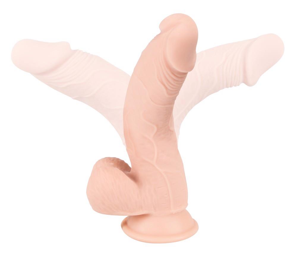 9-Dildo wyginane realistyczny penis członek sex 24cm-9
