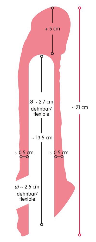 15-Nasadka rozciągliwa na penisa jądra wydłuża 21cm-15