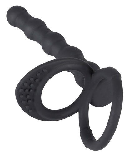 6-Podwójny pierścień penis jądra sex koraliki analne-6