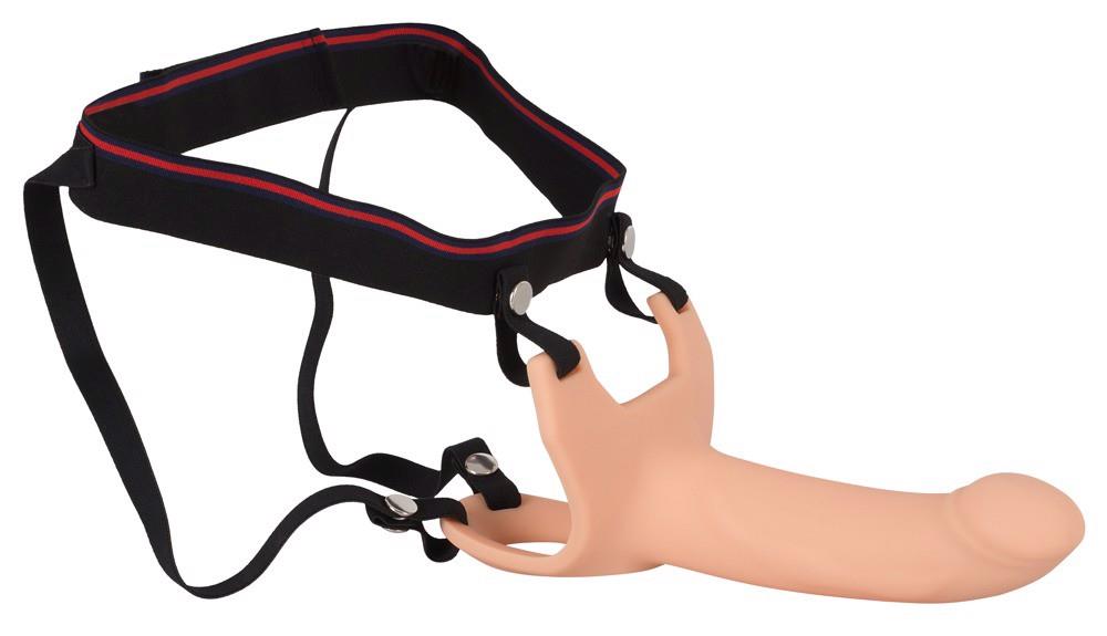 4-Strap-on dildo przedłużenie penisa elastyczne 26cm-4