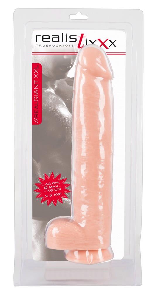 2-Miękkie duże dildo realistyczny wygląd żylasty-2