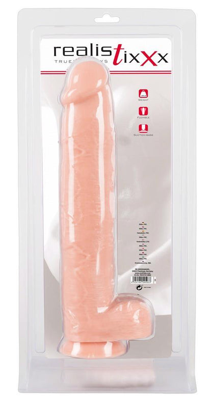 12-Miękkie duże dildo realistyczny wygląd żylasty-12