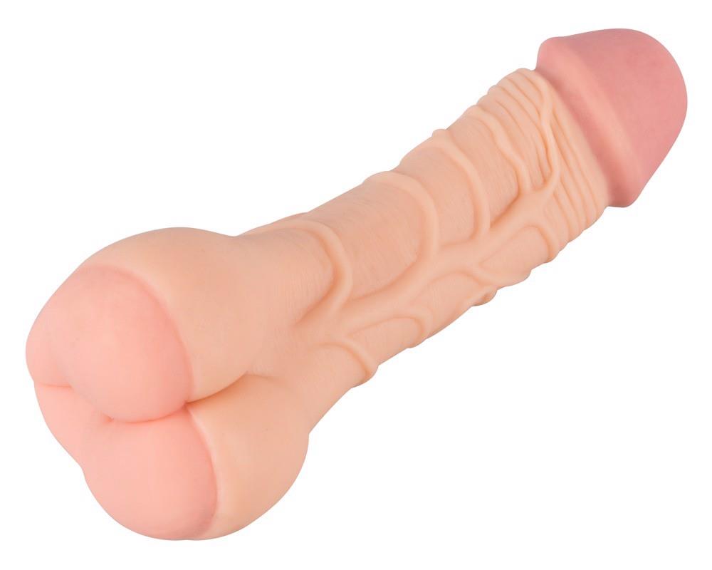 6-Przedłużka penisa masturbator 2w1 realistyczny sex-6