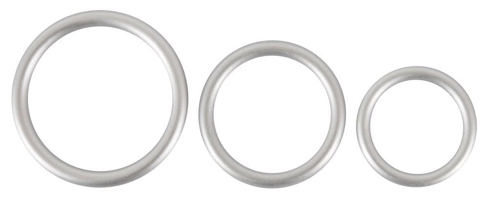 4-Metallic Silicone Cock ring se-4