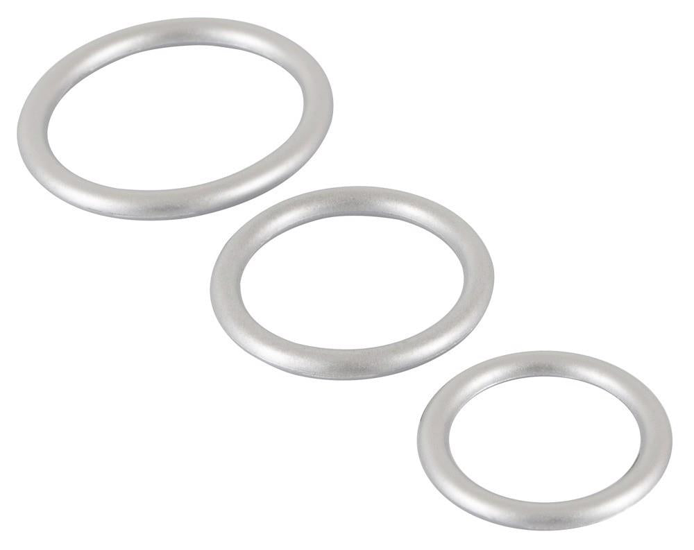 6-Metallic Silicone Cock ring se-6