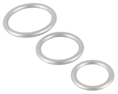 6-Metallic Silicone Cock ring se-6