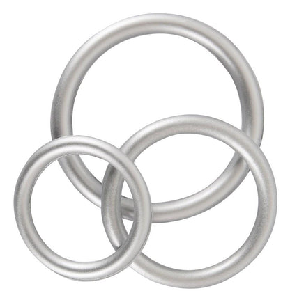 8-Metallic Silicone Cock ring se-8