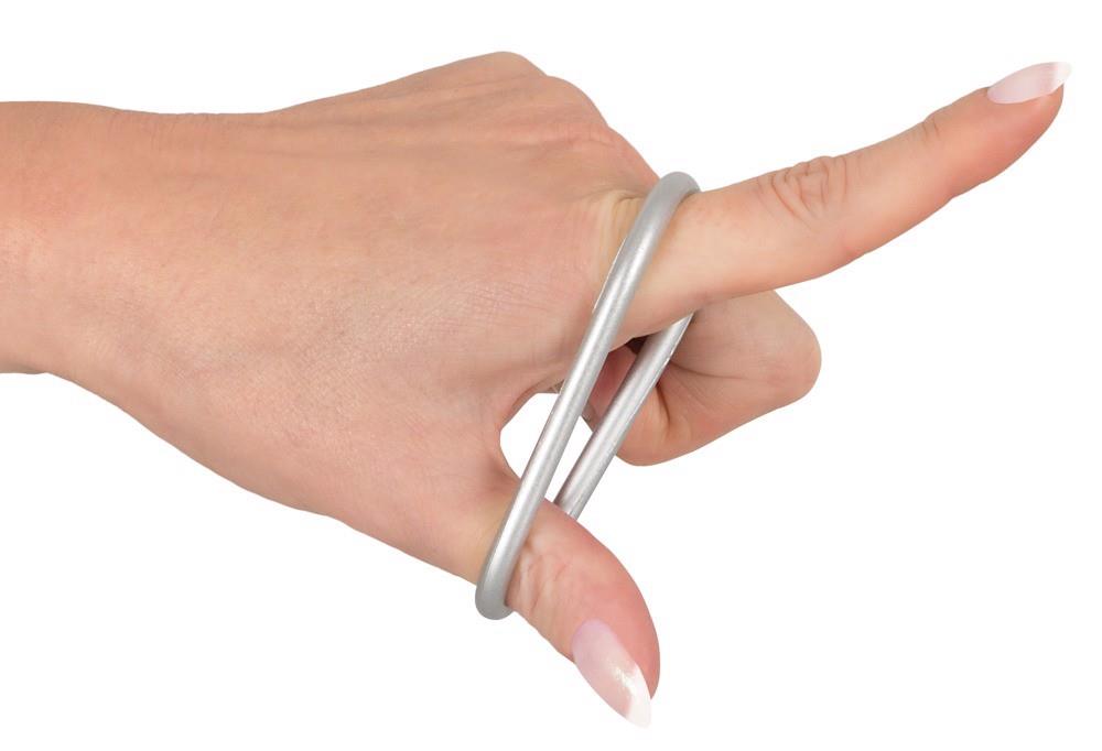 14-Metallic Silicone Cock ring se-14