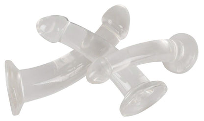 5-Zestaw trzech dildo gładkich giętkich silikonowych-5