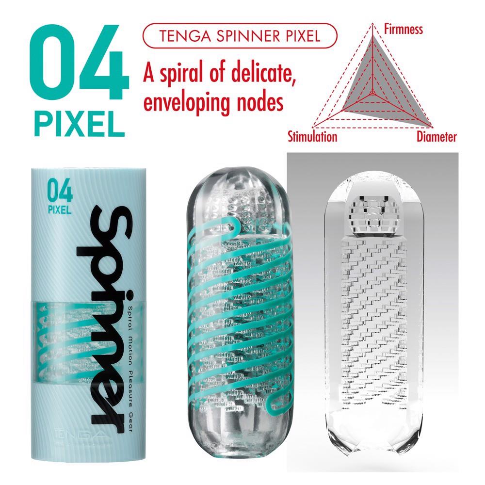 6-Masturbator japoński obrotowy Tenga Spinner Pixel-6