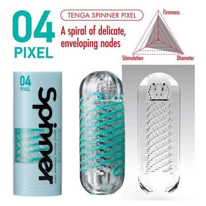 6-Masturbator japoński obrotowy Tenga Spinner Pixel-6