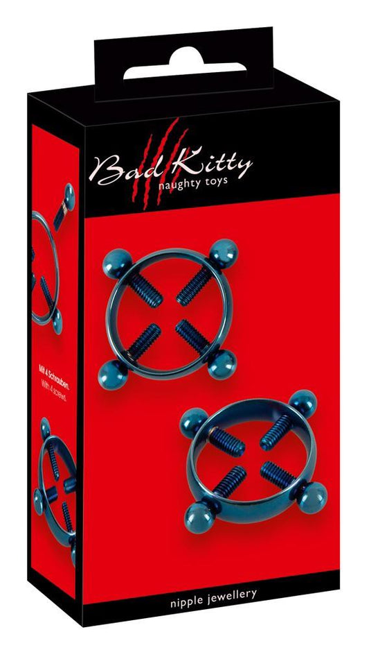1-Bad Kitty Nipple Jewellery Bl-1