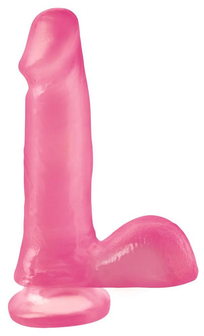 4-BRW 6" Dong Suction Cup Pink-4