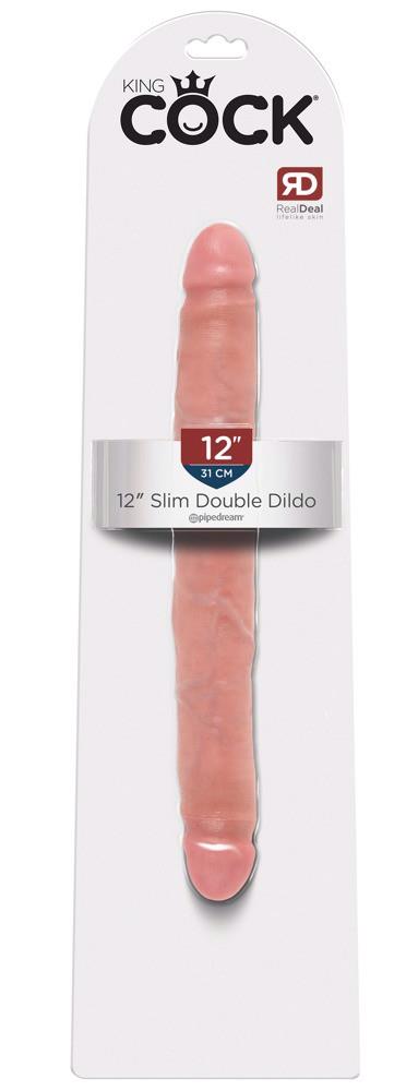 1-KC 12" Slim Double Dildo-1