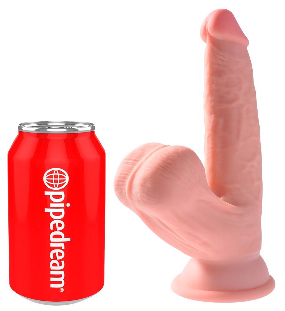 4-Realistyczne żylaste dildo z wielkimi jądrami 15cm-4