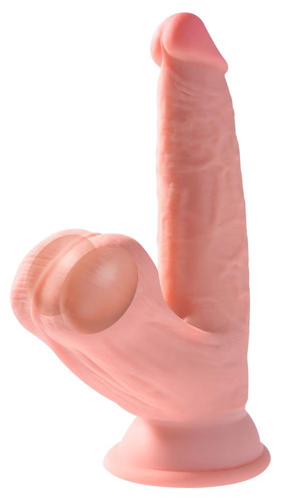 5-Realistyczne żylaste dildo z wielkimi jądrami 15cm-5