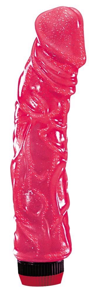 4-5503530000 Big Jelly Vibr.pink-Duży Żelowy Wibrator-4