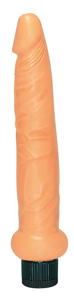 4-Wąski wibrator analny waginalny członek penis 19cm-4
